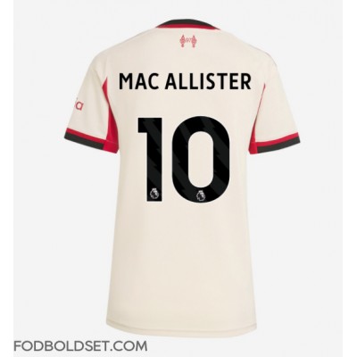 Liverpool Alexis Mac Allister #10 Udebanetrøje Dame 2025-26 Kortærmet Liverpool Alexis Mac Allister #10 Udebanetrøje Dame 2025-26 Kortærmet